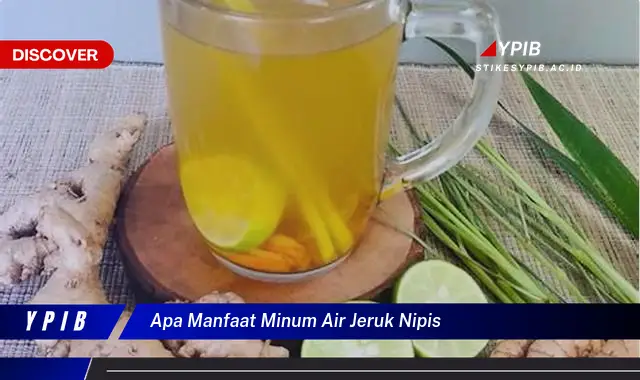 apa manfaat minum air jeruk nipis