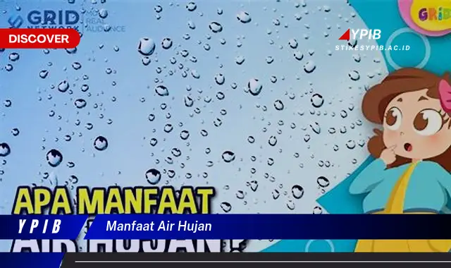 manfaat air hujan