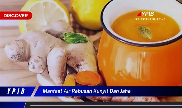 manfaat air rebusan kunyit dan jahe