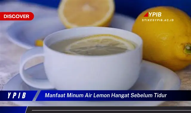 manfaat minum air lemon hangat sebelum tidur