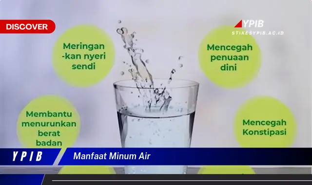 manfaat minum air