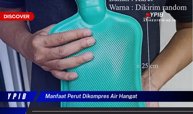 manfaat perut dikompres air hangat