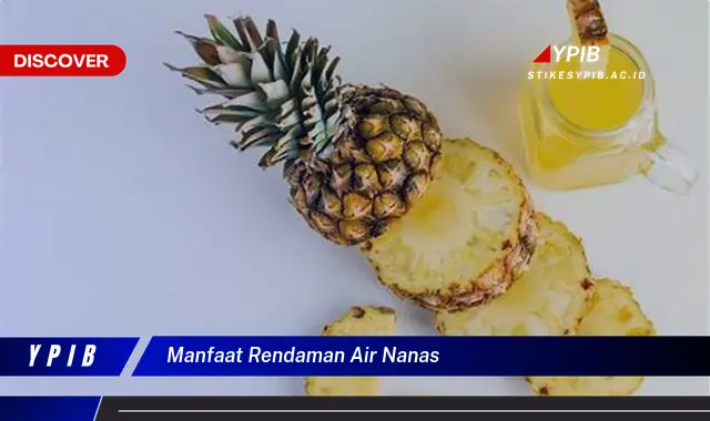 manfaat rendaman air nanas