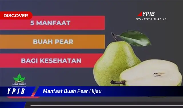 manfaat buah pear hijau