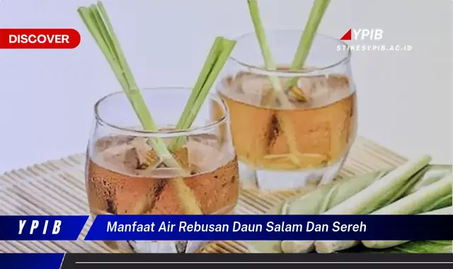 Ketahui 9 Manfaat Air Rebusan Daun Salam dan Sereh untuk Kesehatan Anda