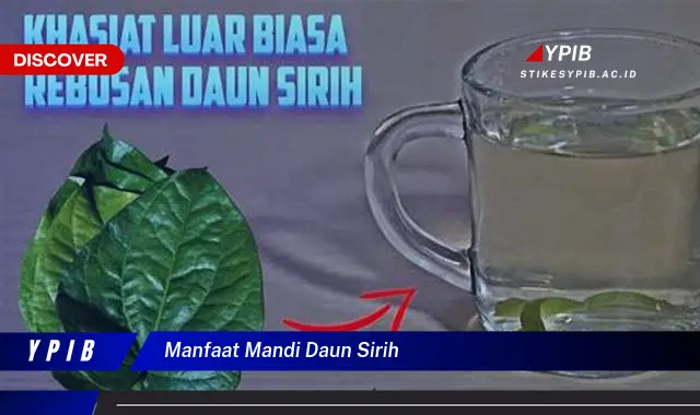 Ketahui 10 Manfaat Mandi Daun Sirih untuk Kesehatan Kulit dan Kewanitaan