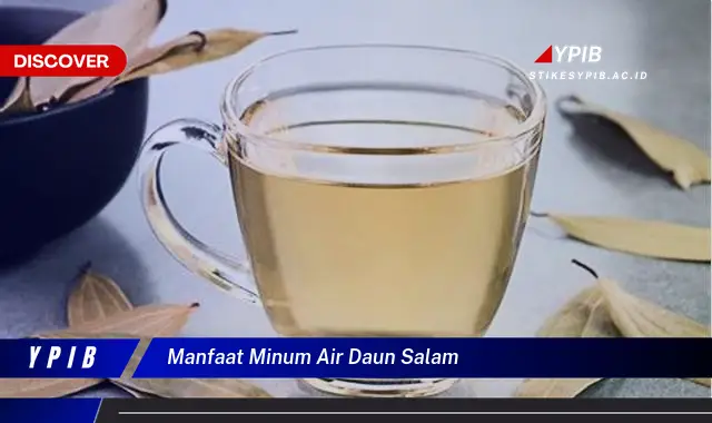 Ketahui 9 Manfaat Minum Air Daun Salam untuk Kesehatan Tubuh Anda