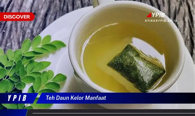 teh daun kelor manfaat