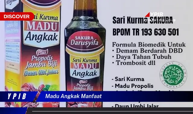 madu angkak manfaat