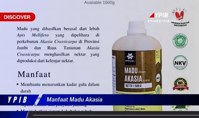 Temukan 7 Manfaat Madu Akasia yang Jarang Diketahui Menurut Dokter