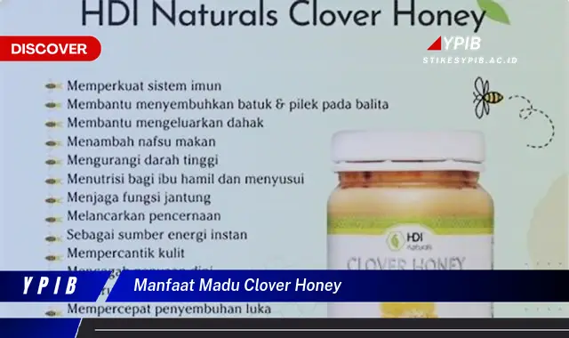 manfaat madu clover honey