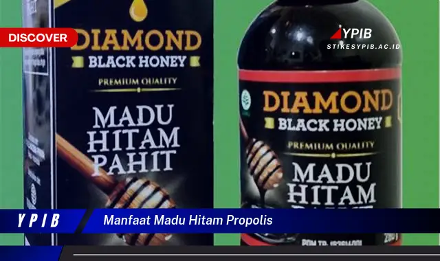 manfaat madu hitam propolis