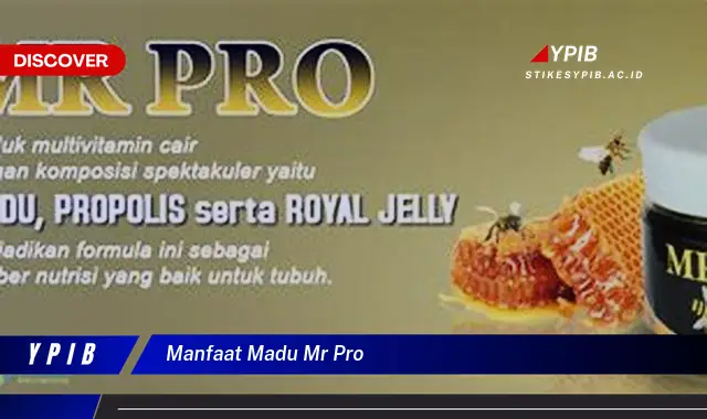 manfaat madu mr pro