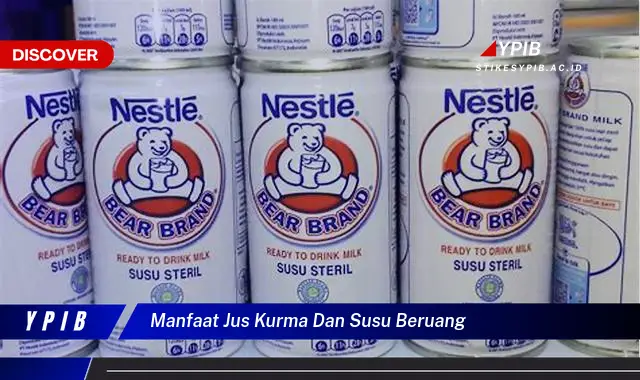 manfaat jus kurma dan susu beruang