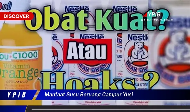 manfaat susu beruang campur yusi