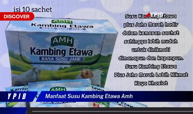 manfaat susu kambing etawa amh