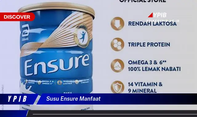 susu ensure manfaat