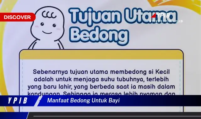 manfaat bedong untuk bayi