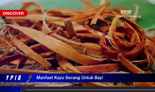 manfaat kayu secang untuk bayi