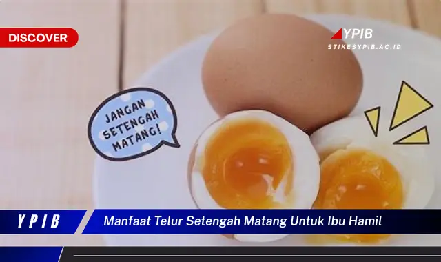 manfaat telur setengah matang untuk ibu hamil