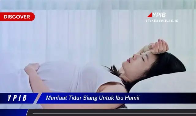 manfaat tidur siang untuk ibu hamil