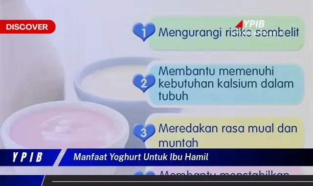 manfaat yoghurt untuk ibu hamil