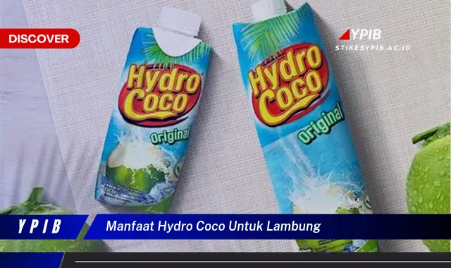 manfaat hydro coco untuk lambung