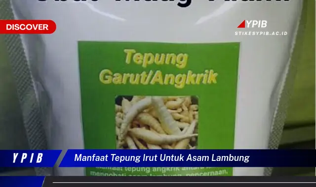 manfaat tepung irut untuk asam lambung