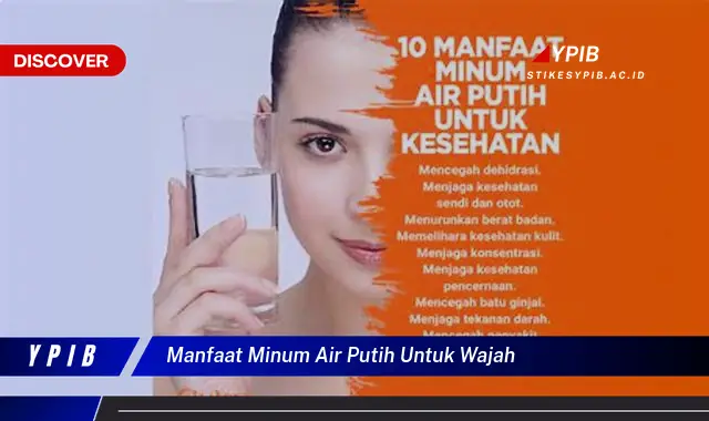 manfaat minum air putih untuk wajah manfaat minum air putih untuk wajah