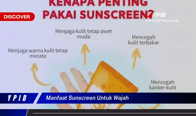 manfaat sunscreen untuk wajah