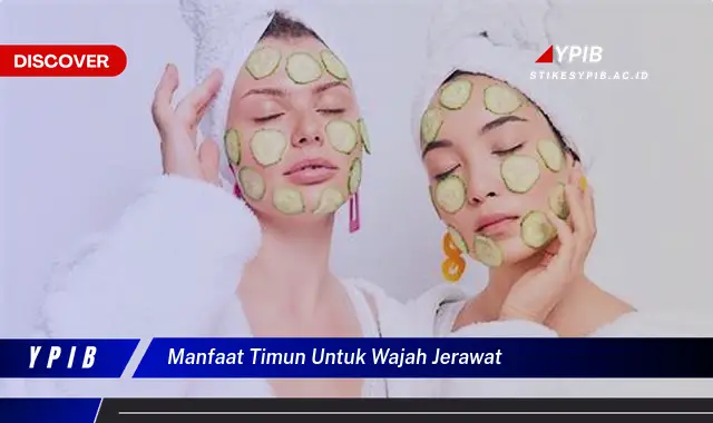 manfaat timun untuk wajah jerawat